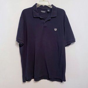 Chaps Men's Polo Navy Shirt Size XL
